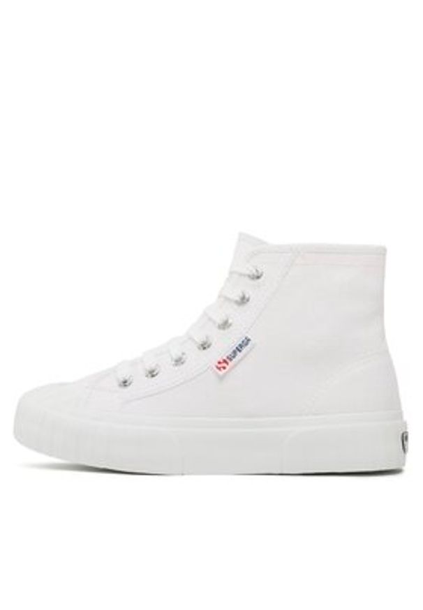 Superga Trampki 2696 Stripe S112I9W Biały. Kolor: biały. Materiał: materiał