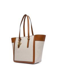 TOMMY HILFIGER - Tommy Hilfiger Torebka Th Script Tote Canvas AW0AW18829 Kremowy. Kolor: kremowy #6