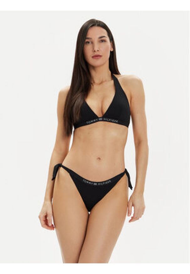 TOMMY HILFIGER - Tommy Hilfiger Dół od bikini UW0UW05260 Czarny. Kolor: czarny. Materiał: syntetyk