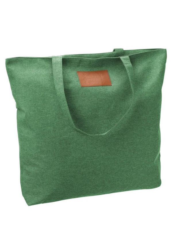 Duża torba zielona Maledives SB-01-MAL-5907 GREEN. Kolor: zielony. Wzór: melanż