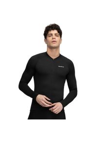 SIROKO - Męska termiczna koszulka rowerowa długi rękaw Kolarstwo Siroko Core Greylock. Kolor: czarny. Materiał: materiał. Długość rękawa: długi rękaw. Długość: długie. Sport: kolarstwo #1