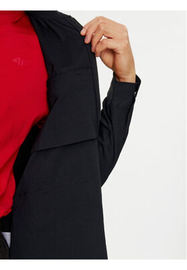 Rains Koszula Tomar Overshirt 19320 Czarny Regular Fit. Kolor: czarny. Materiał: syntetyk