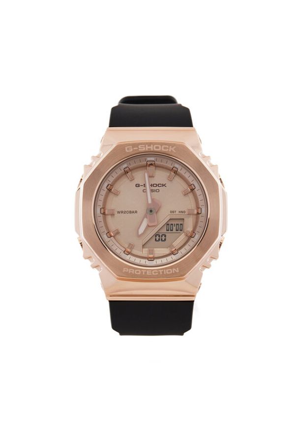 G-Shock Zegarek GM-S2110PG-1A4ER Różowy. Kolor: różowy. Materiał: syntetyk