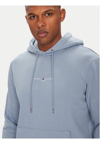 TOMMY HILFIGER - Tommy Hilfiger Bluza Logo MW0MW32673 Niebieski Regular Fit. Kolor: niebieski. Materiał: syntetyk, bawełna #3