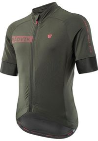 RADVIK - Koszulka rowerowa dziecięca Radvik Bravo Jrg. Kolor: zielony. Sport: kolarstwo
