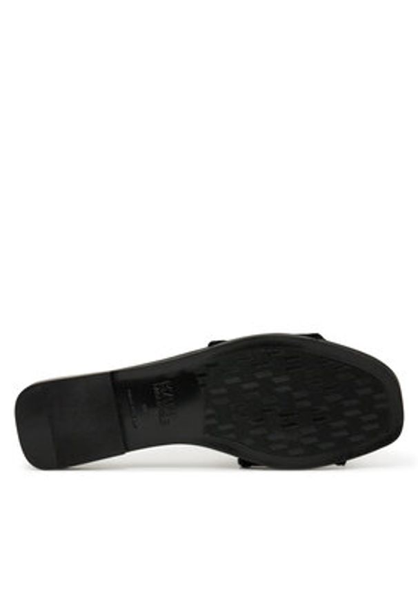 Karl Lagerfeld - KARL LAGERFELD Klapki Skoot II KL80411 Czarny. Kolor: czarny. Materiał: materiał