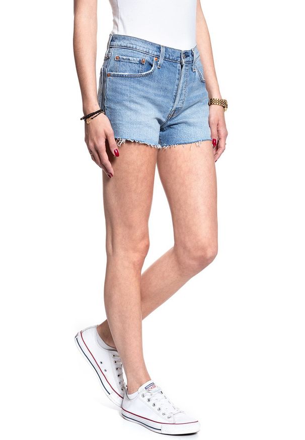 Levi's® - LEVI’S 501 DAMSKIE SPODENKI JEANSOWE SZORTY DŻINSOWE BLUE 323170125. Materiał: jeans