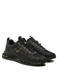 Just Cavalli Sneakersy 77QA3SQ3 Czarny. Kolor: czarny. Materiał: materiał #4