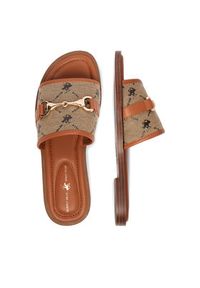 Beverly Hills Polo Club Klapki EO-HY6692-2 Brązowy. Kolor: brązowy. Materiał: materiał #7
