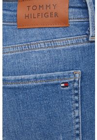 TOMMY HILFIGER - Tommy Hilfiger jeansy Harlem damskie high waist. Stan: podwyższony. Kolor: niebieski