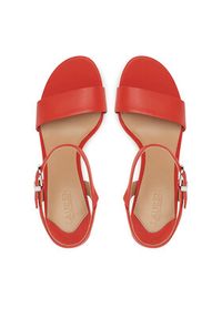 Lauren Ralph Lauren - LAUREN RALPH LAUREN Sandały 802940727012 Czerwony. Kolor: czerwony. Materiał: skóra