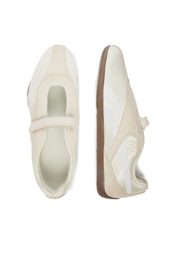 Reebok Baleriny C-ULTRA LO MARY JANE 100261003 Beżowy jasny. Kolor: beżowy. Materiał: materiał