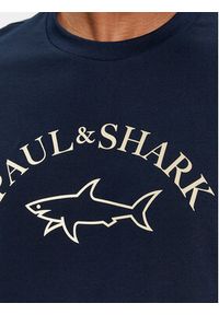 PAUL & SHARK - Paul&Shark T-Shirt 24411032 Granatowy Regular Fit. Kolor: niebieski. Materiał: bawełna #3