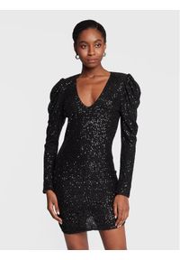 Sukienka koktajlowa Silvian Heach. Kolor: czarny. Materiał: syntetyk. Styl: wizytowy #1