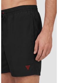 Guess - GUESS Czarne męskie kąpielówki New Basic, Rozmiar XL. Kolor: czarny #4