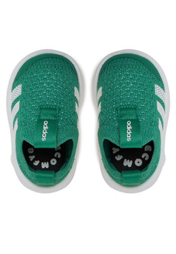 Adidas - adidas Sneakersy Bubblecomfy JI1608 Zielony. Kolor: zielony. Materiał: materiał