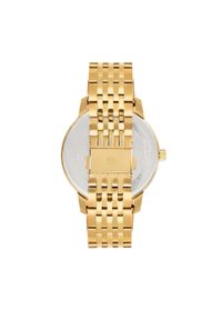 Kazar - Złoty zegarek z bordową tarczą. Kolor: złoty. Styl: elegancki #2