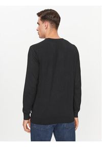 Wrangler Sweter 112343108 Czarny Regular Fit. Kolor: czarny. Materiał: bawełna, syntetyk