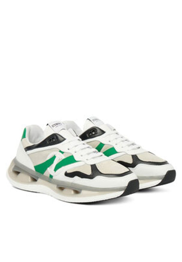 Iceberg Sneakersy IU180803 Zielony. Kolor: biały. Materiał: skóra