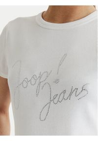 JOOP! Jeans T-Shirt Tineta 10019315 30102094 Biały Regular Fit. Kolor: biały. Materiał: bawełna #5