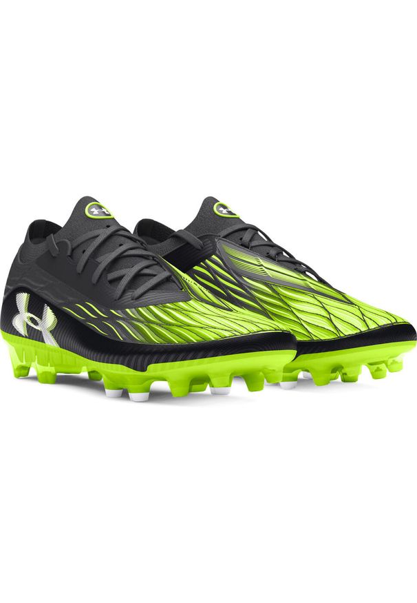Buty piłkarskie Under Armour Magnetico Elite 4 FG. Kolor: wielokolorowy, szary, czarny, brązowy. Sport: piłka nożna
