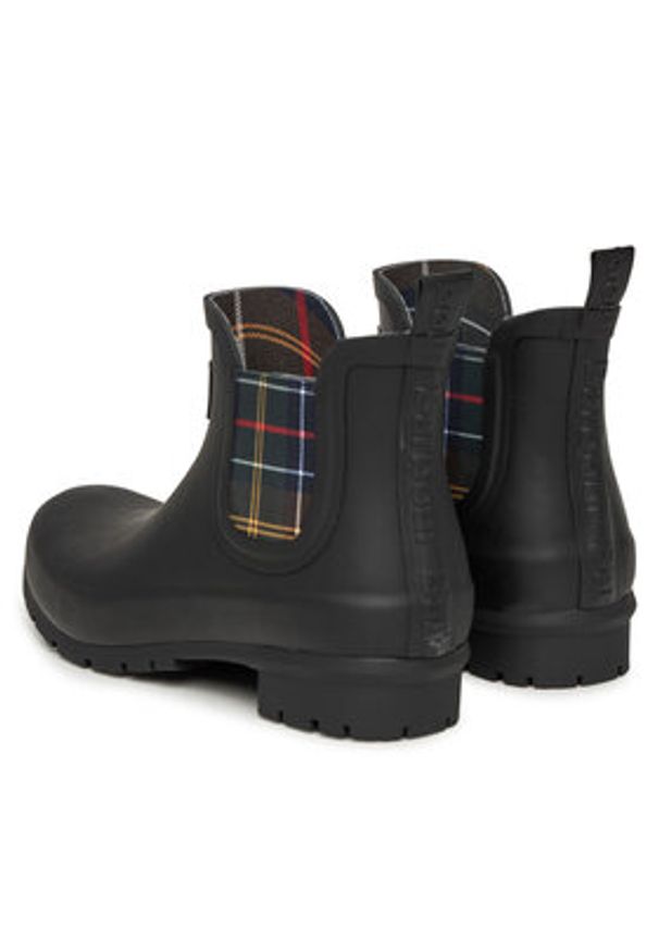 Barbour Kalosze Kingham LRF0088BK11 Czarny. Kolor: czarny. Materiał: guma