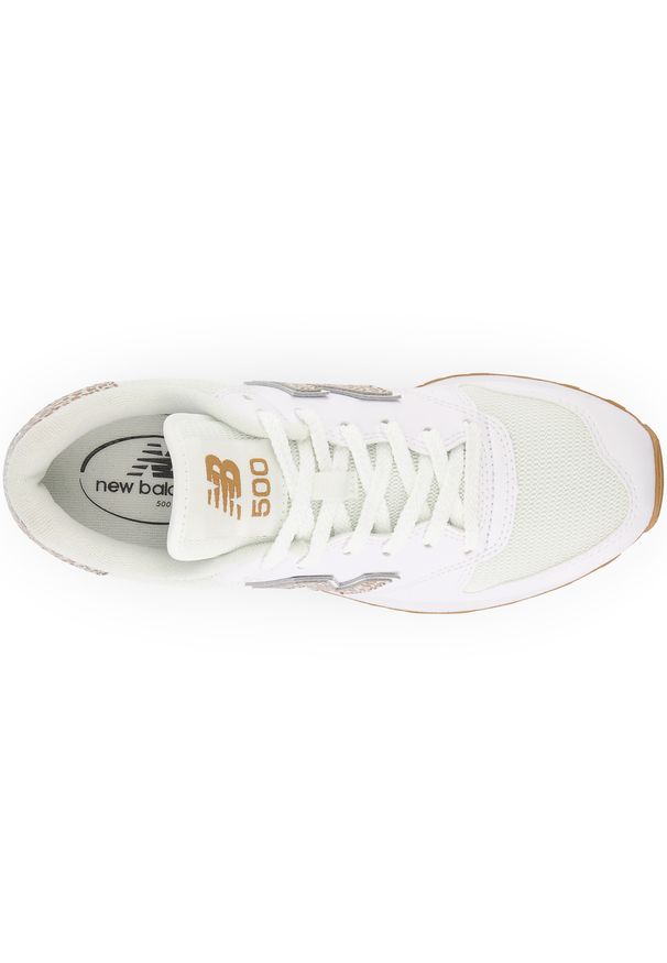 Buty damskie New Balance GW500LW2 – białe. Okazja: na co dzień. Kolor: biały. Materiał: tworzywo sztuczne, guma, materiał. Szerokość cholewki: normalna
