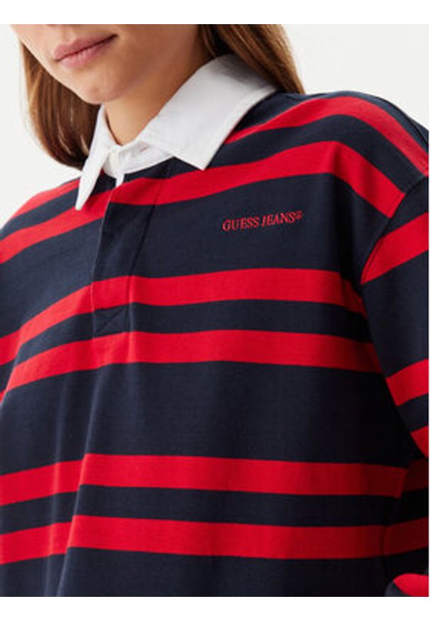 Guess Jeans Bluzka W5RP50 KCPS1 Kolorowy Regular Fit. Materiał: bawełna. Wzór: kolorowy