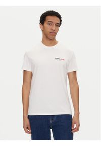 Tommy Jeans T-Shirt Dna Graphic DM0DM20815 Biały Regular Fit. Kolor: biały. Materiał: bawełna #1