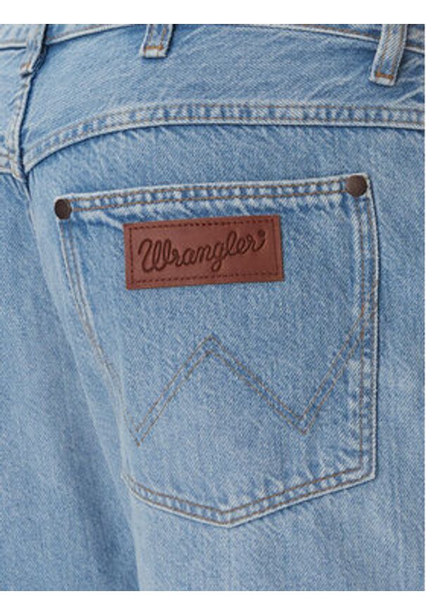 Wrangler Jeansy River 112362465 Niebieski Tapered Fit. Kolor: niebieski