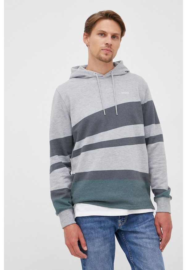 Pepe Jeans bluza męska z kapturem wzorzysta. Typ kołnierza: kaptur. Materiał: dzianina. Wzór: aplikacja