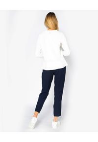 Deha - DEHA - Bluzka z nadrukiem. Kolor: biały. Materiał: jeans, bawełna. Długość rękawa: długi rękaw. Długość: długie. Wzór: nadruk #2