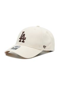 47 Brand Czapka z daszkiem Los Angeles Dodgers B-MVPSP12WBP-NTG Beżowy. Kolor: beżowy. Materiał: materiał