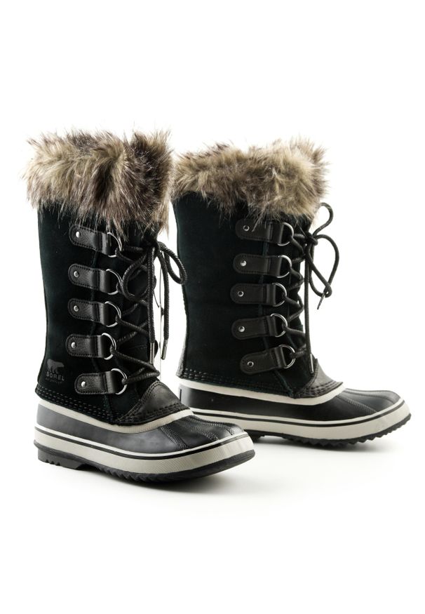 sorel - Buty do chodzenia damskie Sorel Joan of Arctic. Kolor: czarny. Sezon: zima