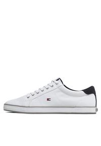 TOMMY HILFIGER - Tommy Hilfiger Tenisówki Harlow 1D FM0FM00596 Biały. Kolor: biały. Materiał: materiał #10