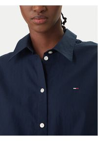Tommy Jeans Koszula DW0DW22212 Granatowy Regular Fit. Kolor: niebieski. Materiał: bawełna #4
