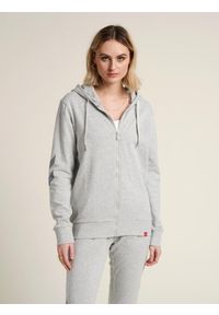 Bluza z kapturem Hummel hmlLEGACY zip. Typ kołnierza: kaptur. Kolor: szary. Sport: fitness