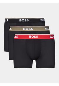 BOSS - Boss Komplet 3 par bokserek 50495425 Kolorowy. Materiał: bawełna. Wzór: kolorowy #1