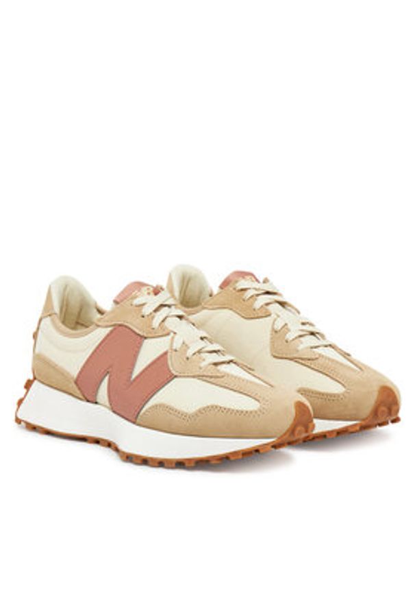 New Balance Sneakersy WS327NKA Brązowy. Kolor: brązowy. Materiał: zamsz, skóra