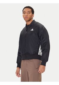 Adidas - adidas Kurtka bomber Stadium JN1825 Czarny Loose Fit. Kolor: czarny. Materiał: syntetyk