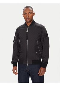 Moose Knuckles Kurtka bomber Courville M14MB003H Czarny Regular Fit. Kolor: czarny. Materiał: syntetyk