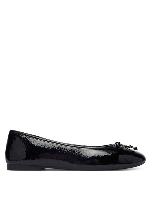 TOMMY HILFIGER - Tommy Hilfiger Baleriny Hilifger Patent Ballet FW0FW09005 Czarny. Kolor: czarny. Materiał: skóra