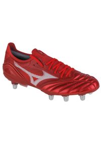 Buty piłkarskie - Korki męskie, Mizuno Morelia Neo III Beta Elite SI. Kolor: czerwony. Sport: piłka nożna #1