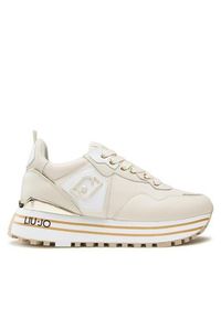 Liu Jo Sneakersy Maxi Wonder BF3003 PX215 Beżowy. Kolor: beżowy. Materiał: skóra