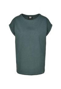 Urban Classics - Koszulka Damska Z Rozszerzonym Ramieniem. Kolor: zielony. Sport: turystyka piesza #1