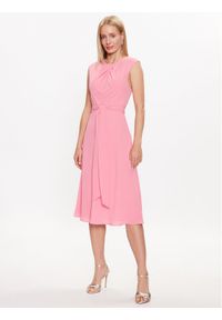 Lauren Ralph Lauren Sukienka koktajlowa 250889253005 Różowy Regular Fit. Kolor: różowy. Styl: wizytowy #1