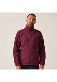 Regatta - Męski polar Thor III z pełnym zamkiem błyskawicznym. Kolor: czerwony. Materiał: polar. Sezon: zima. Sport: turystyka piesza #1