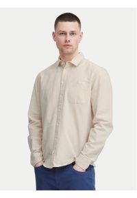 Blend Koszula 20716367 Beżowy Slim Fit. Kolor: beżowy. Materiał: bawełna #1