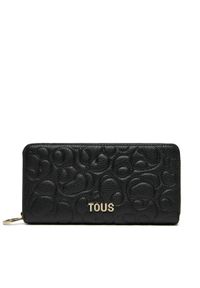 Tous - TOUS Portfel Greta 2002021151 Czarny. Kolor: czarny. Materiał: skóra #1