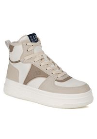 GAP - Gap Botki PARADISE CUP MID W GP514035AW-SAOF Beżowy. Kolor: beżowy. Materiał: materiał #3
